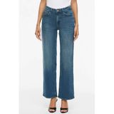 VILA straight leg jeans - mediumblauw