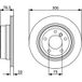 BOSCH Disque de frein (0 986 479 496)