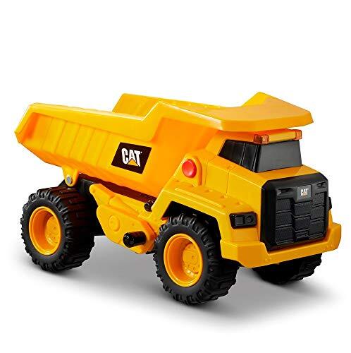 CatToysOfficial Caterpillar by Funrise 82266 Caterpillar, CAT Power Haulers Kipper bouwvoertuig, geel zwart