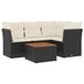 VidaXL 3223620 Ensemble de meubles de jardin crème, blanc
