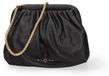 John Richmond Sac à Bandoulière Femme Noir Or Cuir Véritable Fermeture Clic Black and Gold UNICA 24x20x12 cm JR-W-1049-BLACK-GOLD