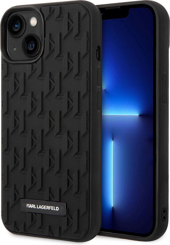 Karl Lagerfeld Back Case for iPhone 14 - Black - TPU