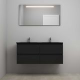 On-Line Badkamermeubelset - 120 cm - Mat Zwart