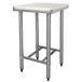 Vogue Snijplank Tafel Roestvrij Staal 900X500X500mm Keuken Haken Snijden