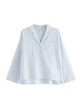 Lindex Slaapshirt blauw / wit
