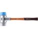 Halder SIMPLEX-beschermhamer, TPE-soft/TPE-mid; met aluminium behuizing en hoogwaardige houten steel | D=60 mm | 3113.060