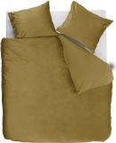 Ambiante Velvety dekbedovertrek Lits-Jumeaux 240 x 200/220 cm Ocre