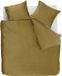 Ambiante Velvety dekbedovertrek Lits-Jumeaux 240 x 200/220 cm Ocre