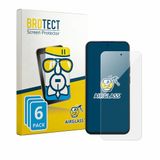 BROTECT Screenprotector 6 Stuks voor Xiaomi Redmi Note 15 Pro 5G Beschermglas Transparant