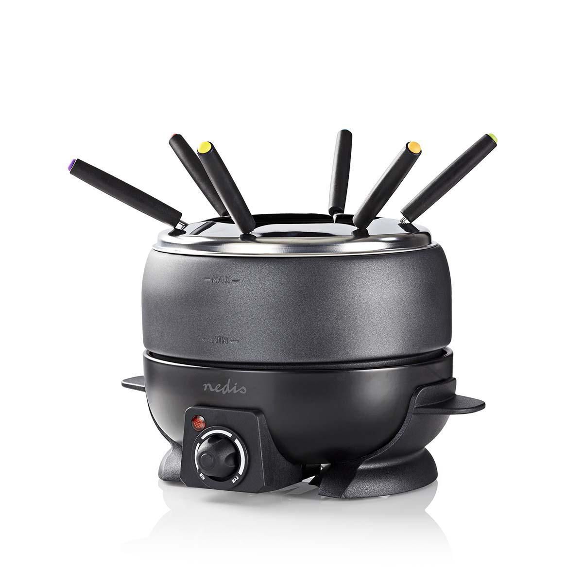 Nedis Fondueset - 6 Personen - 2.3 l - Zwart