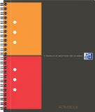 Oxford INTERNATIONAL activebook, 160 bladzijden, ft A5+, geruit 5 mm 5 stuks
