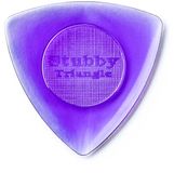473R2.0 Dunlop Jim Dunlop Stubby Plectrums - Tri Stubby - 2.00 mm - Purple - 24 Pack