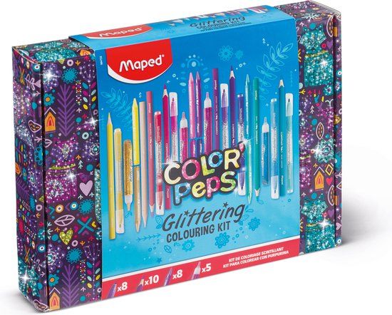 Maped Color'Peps Maped Kleurkoffer Glitter 31-delig