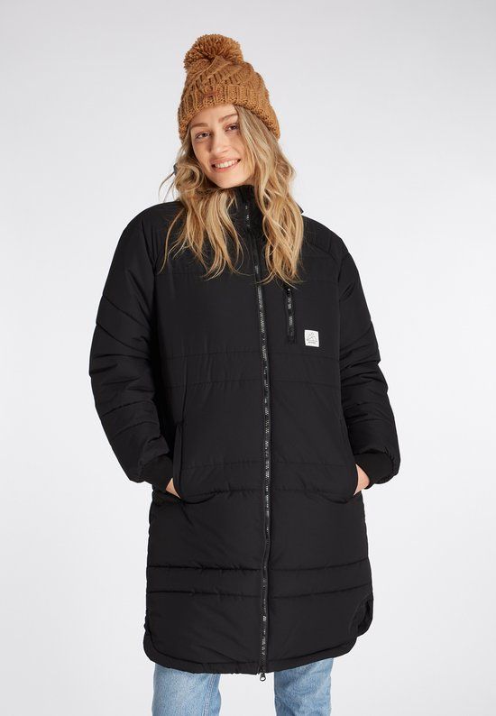 Protest Prtadorey Winterjas Dames Gewatteerd Capuchon True Black