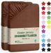 NatureMark Jersey hoeslaken 70x140cm (set van 2) Chocoladebruin
