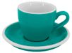 Presso Roma Tasse à thé avec soucoupe, 75 ml, turquoise