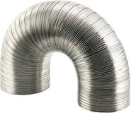 Europlast Starre aluminium ventilatieslang diameter 125 mm lengte 1.5 meter