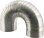 Europlast Starre aluminium ventilatieslang diameter 125 mm lengte 1.5 meter