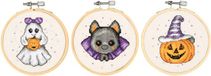Vervaco Miniatuur kit met borduurring Halloween set van 3