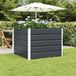 Maison Exclusive - Bac à plantes anthracite 100 x 100 x 75 cm en acier
