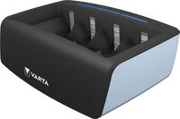 Varta 57648 - Universele Batterij Oplader voor AA, AAA, C, D en 9V Batterijen - Zwart