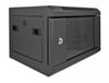 Delock 10″ Network Cabinet with glass door 4U black