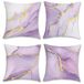 Housses de coussin en marbre violet