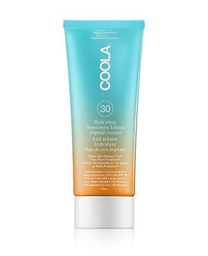 COOLA Hydrating Sunscreen Body Lotion, bodylotion met zonnecrème SPF 30, tropische kokosnoot, 148 ml
