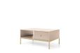 3xE living Table basse avec tiroirs, Beige, 104 x 68 x 47 cm