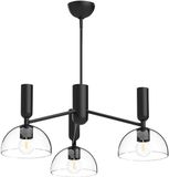 Alora Mood LED Kroonluchter | 3X E27 Max 60W | Matte Black