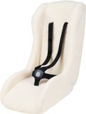 Polisport Mini Pelican Dreumesschaal/Stoelverkleiner voor fietskar of bakfiets - Faux Schapenvacht - 5 puntsgordel