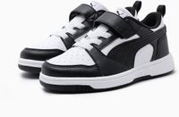 PUMA Rebound V6 Lo AC+ PS Unisex Sneakers - Puma White-Puma Black - Maat 34
