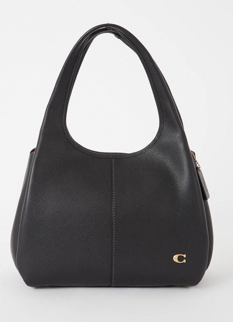 Coach Lana Leather Shoulder Bag with Logo