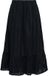 ONLY ONLLIA Midi-rok Zwart Biologisch Katoen Broderie