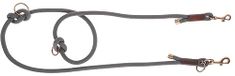 Kerbl Pet Monte Carlo hondenriem, bruin/grijs, 12 mm x 200 cm