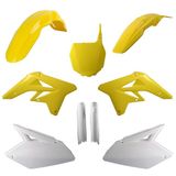 POLISPORT 91423 - Volledige Plastic Set (met Vorkbeschermers) SUZUKI Kleur OEM 09