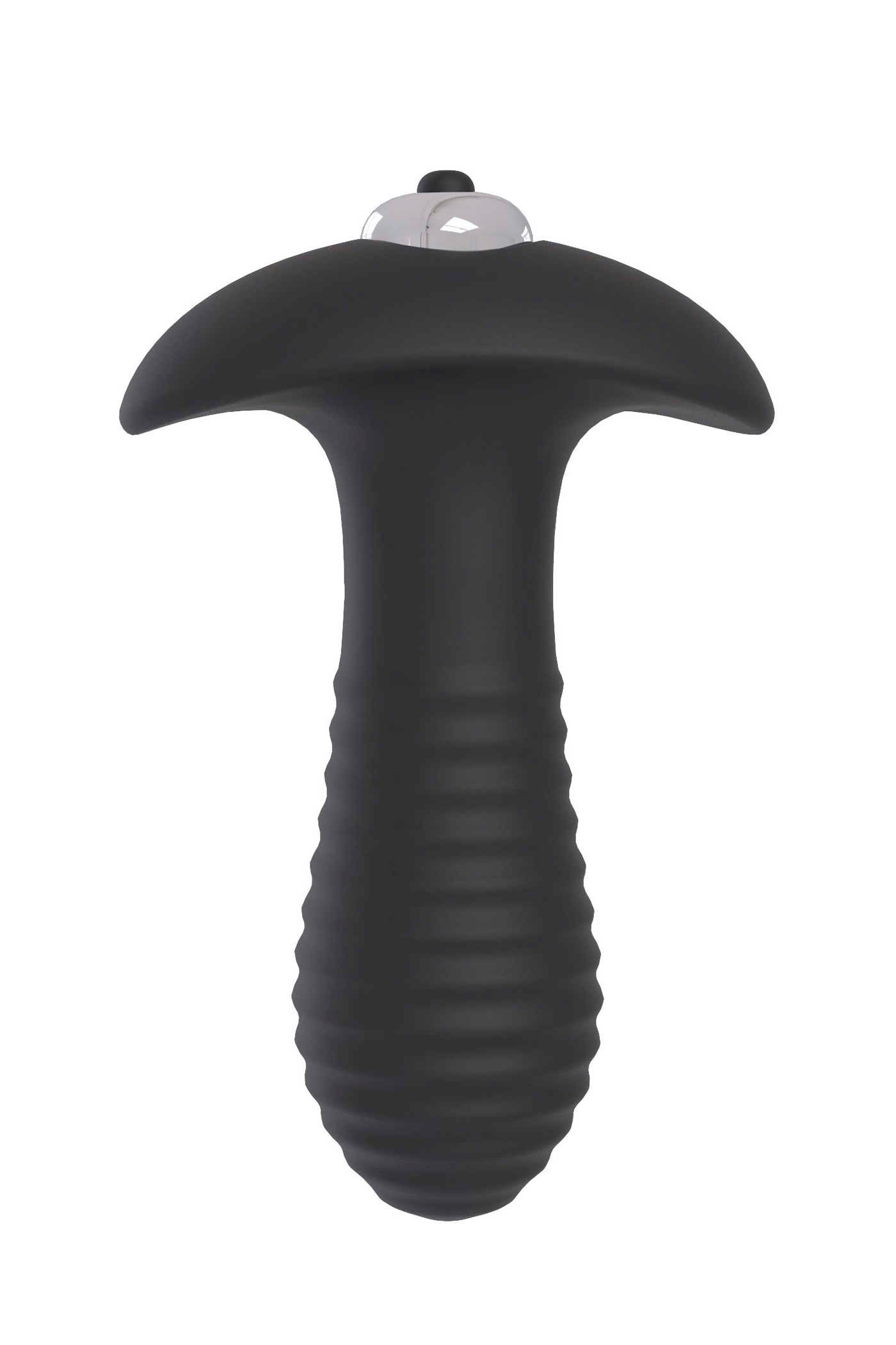 DreamToys Vibrerende Buttplug Spiral Plug - Zwart - Siliconen