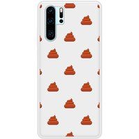 P30 Pro Caca Bedrukt siliconen hoesje