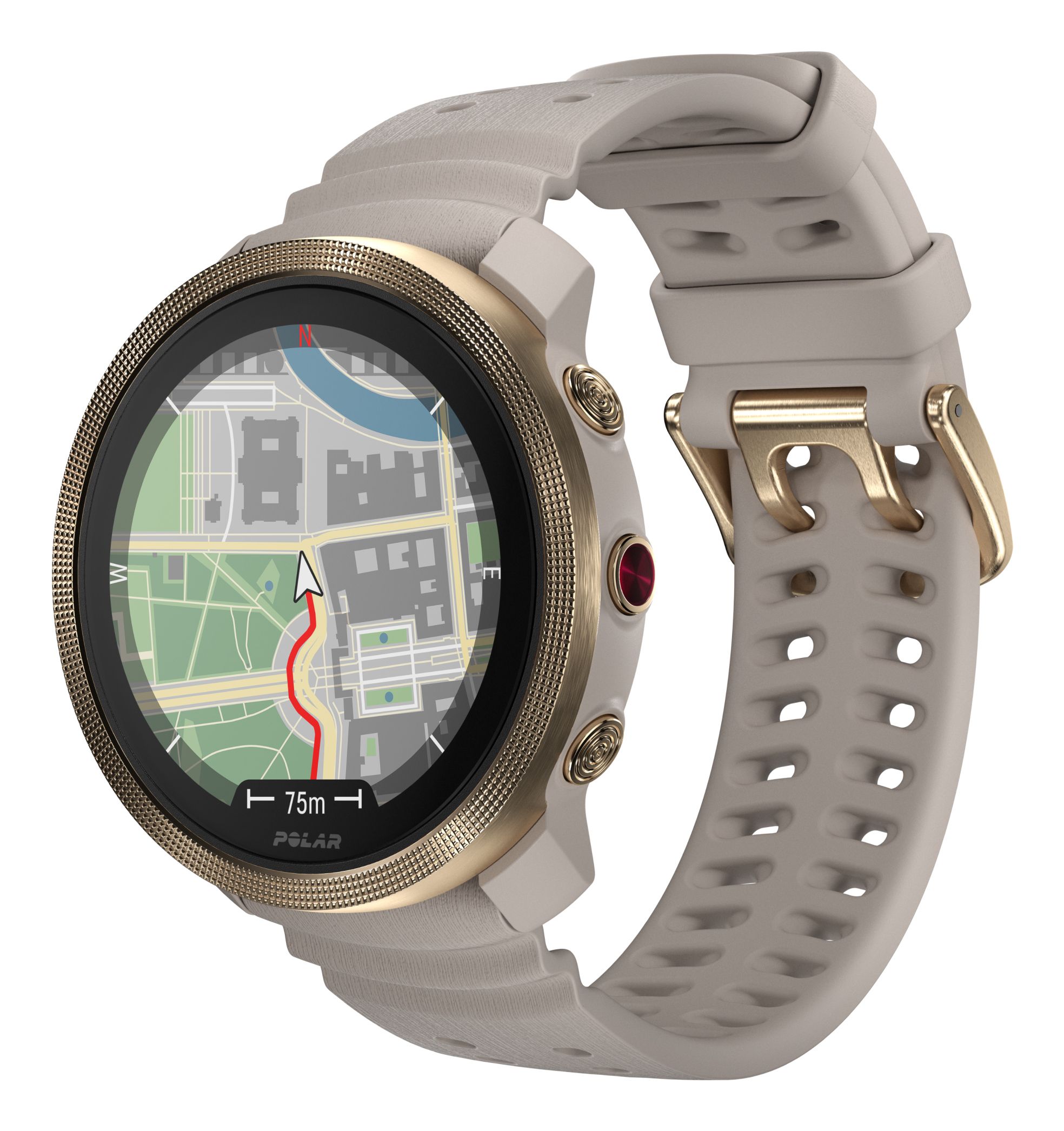 Polar Vantage M3 Multisport Smartwatch - Greige/Gold - S/M-L