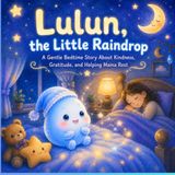 Lulun, the Little Raindrop: A Gentle Bedtime Story About Kindness, Gratitude, and Helping Mama Rest