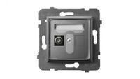 Ospel GPA-1UF/m/70 stopcontact IP20, 71 mm, 39 mm, 71 mm, 60 g, grijs