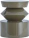 Light & Living DHOTI bijzettafel hout glans taupe Ø39,5x50 cm ronde tafel