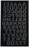 Dritz Iron-on letters om op te strijken, zwart, 3/4 inch