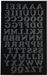 Dritz Iron-on letters om op te strijken, zwart, 3/4 inch