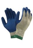 Ansell PGK10BL natuurrubberilatex handschoen, mechanische bescherming, blauw, maat 7