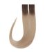 Rapunzel of Sweden Extensions à bandes premium Lisses / Bandes classiques 4 cm / 8 pièces Blond froid foncé ColorMelt C2.2/10.5 40 cm Extensions de cheveux