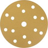 NTools HMF 7 Schuurpapier 150 mm klittenband, korrel 150, schuurschijven 150 mm klittenband 15 gaten voor ronde excentrische schuurmachine, aluminiumoxide schuurschijven, schuurpapier korrel 150, set