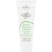 De Tuinen Refresh Whitening Tandpasta Pepermunt + Fluoride - 75ml