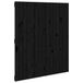 VidaXL Wandhoofdbord 185x3x90 cm massief grenenhout zwart