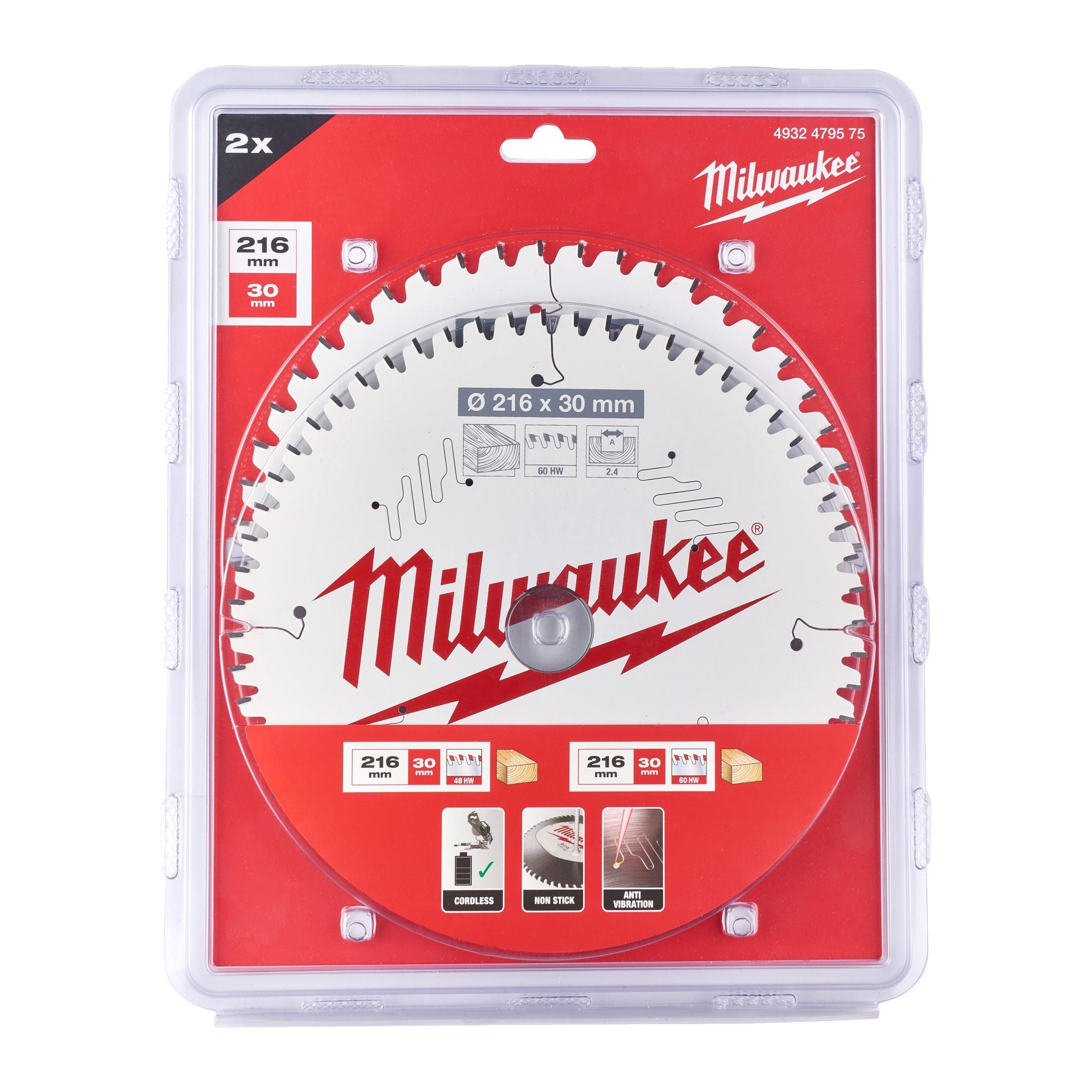 Cirkelzaagblad 216 x 30 mm Twin Pack (2-delig) - 4932479575